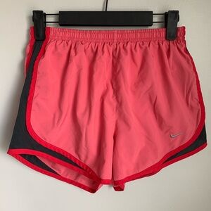 Nike Running Pink and Red Running Shorts in Small